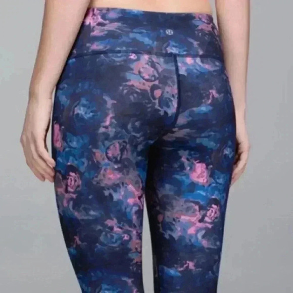 Lululemon Wunder Under Crop Leggings Moody Mirage Size 2 - Picture 2 of 8